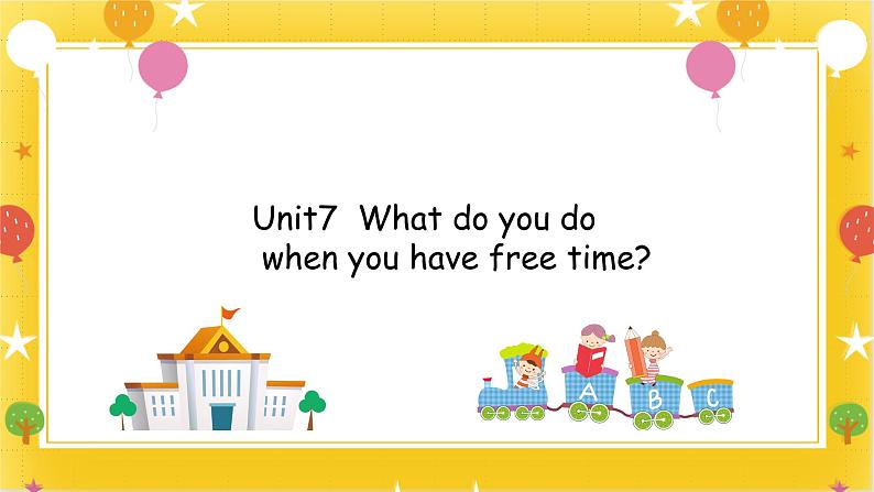 广州版英语四年级下册Module 4 Unit 7《What do you do when you have free time》  课件+教案+练习01