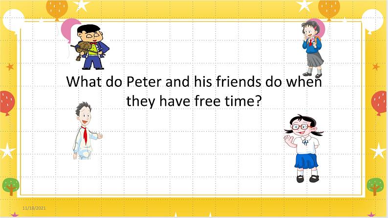 广州版英语四年级下册Module 4 Unit 7《What do you do when you have free time》  课件+教案+练习05