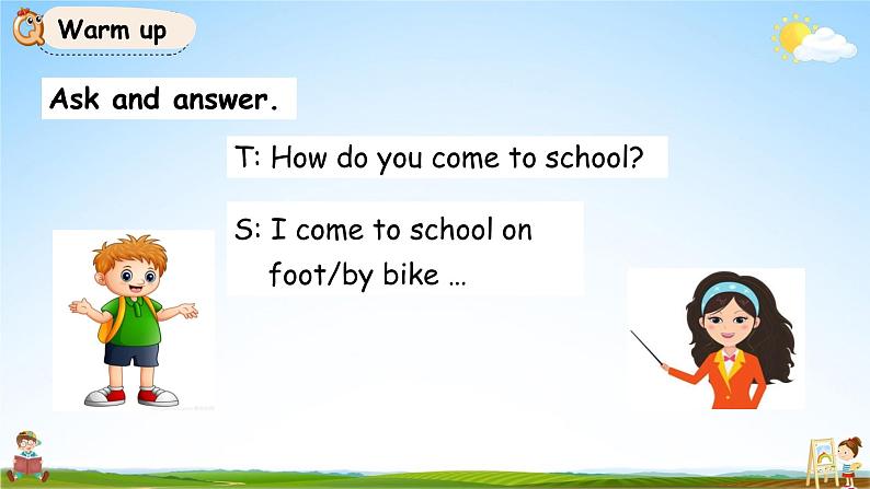 人教PEP版六年级英语上册《Unit 2 Part B 第四课时》教学课件优秀公开课02