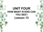Unit 4 How many stars can you see Lesson 13 课件