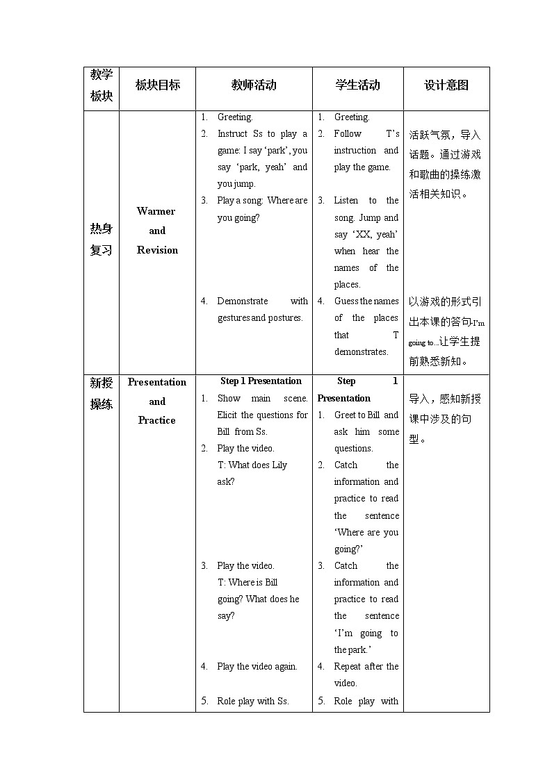 人教新起点版英语二年级上册 Unit 4 In the Community lesson 2（教案）02