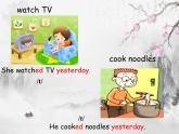 外研版（一起）英语四年级上册 Moduie 2 Unit 2Amy painted a picture.(1)（课件）