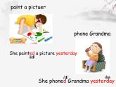 外研版（一起）英语四年级上册 Moduie 2 Unit 2Amy painted a picture.(1)（课件）