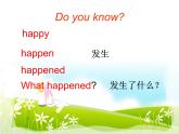 外研版（一起）英语四年级上册 Module 9 Unit 1 What happened to your head(2)（课件）