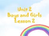 人教新起点版英语二年级上册 Unit 2《Boys and Girls》（lesson 2）03（课件）