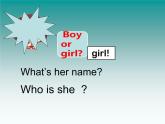 人教新起點版英語二年級上冊 Unit 2《Boys and Girls》Lesson 3_（課件）