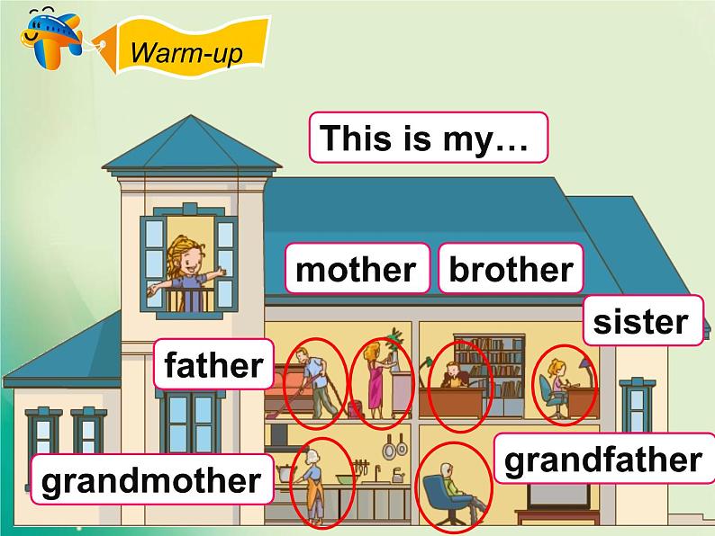 人教新起点版英语二年级上册 Unit 1《My Family》（lesson 2）02（课件）02