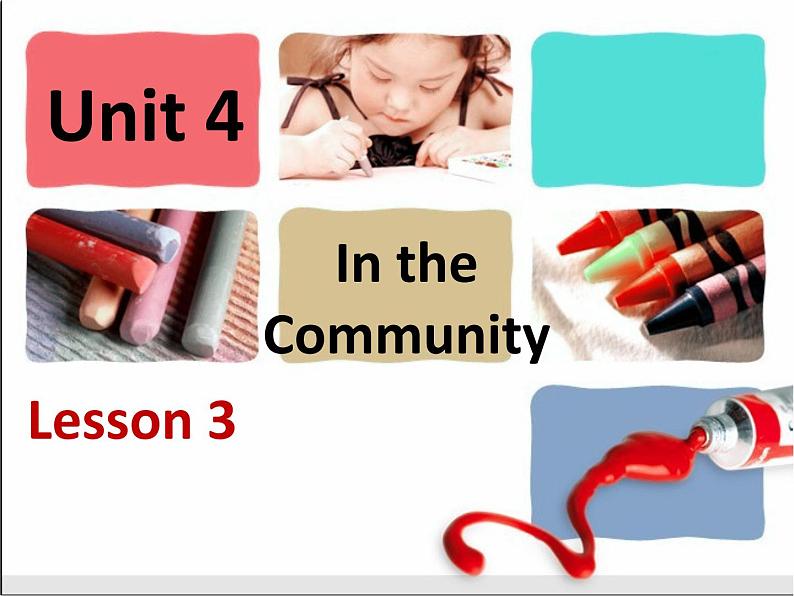 人教新起点版英语二年级上册 Unit 4 In the Community lesson 3 01（课件）01