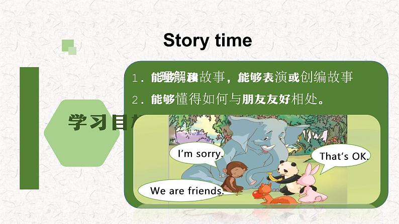 人教新起点版英语二年级上册 Unit 3 My Friends story time 01（课件）02