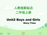 人教新起点版英语二年级上册 Unit 2《Boys and Girls》（story time）01（课件）