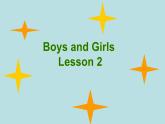 人教新起点版英语二年级上册 Unit 2《Boys and Girls》Lesson 2_（课件）