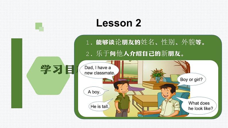 人教新起点版英语二年级上册 Unit 3 My Friends  lesson 2 01（课件）02