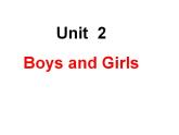 人教新起点版英语二年级上册 Unit 2《Boys and Girls》（lesson 1）01（课件）