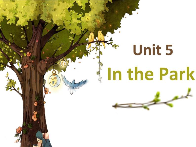人教新起点版英语二年级上册 Unit 5 In the Park lesson 1 02（课件）01