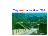 外研版（一起）英语四年级上册 Module5 Unit 1   We went to the Great Wall.（课件）