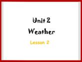 Unit 2 Weather Lesson 2 课件 2