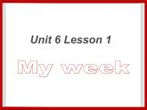 Unit 6 My Week Lesson 1 课件 2