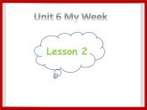 Unit 6 My Week Lesson 2 课件 1