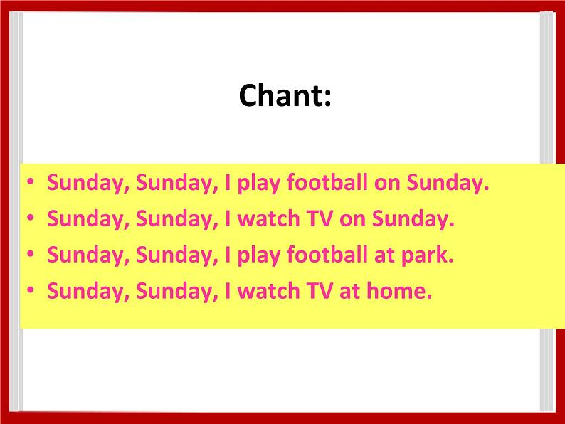 Unit 6 My Week Lesson 3 课件 202