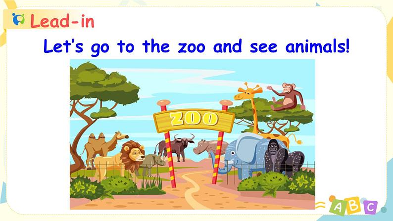 Unit 3 At the zoo 人教版PEP英语三下 第一课时  课件+教案+练习02