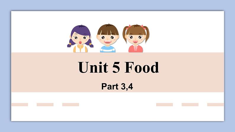 外研剑桥版英语三下Unit 5 Food Part 3-4课件第1页