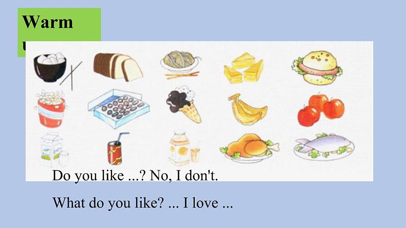 外研剑桥版英语三下Unit 5 Food Part 5-7课件第3页