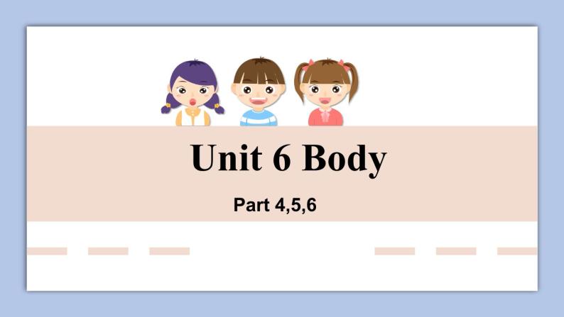 Unit 6 Body Part 4-6课件+素材01