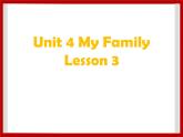 Unit 4 My Family Lesson 3 课件 1