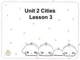 Unit 2 Cities Lesson 3 课件1