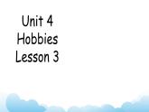 Unit 4 Hobbies Lesson 3 課件 2
