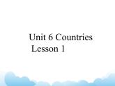 Unit 6 Countries Lesson 1 课件 2