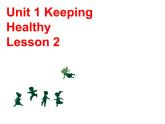 Unit 1 Keeping Healthy Lesson 2 课件 3