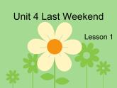 Unit 4 Last Weekend Lesson 1 课件 2