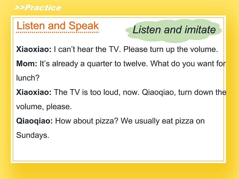 教科版英语六下Unit4We Usually Eat Pizza on  Sundays  (1)课件07