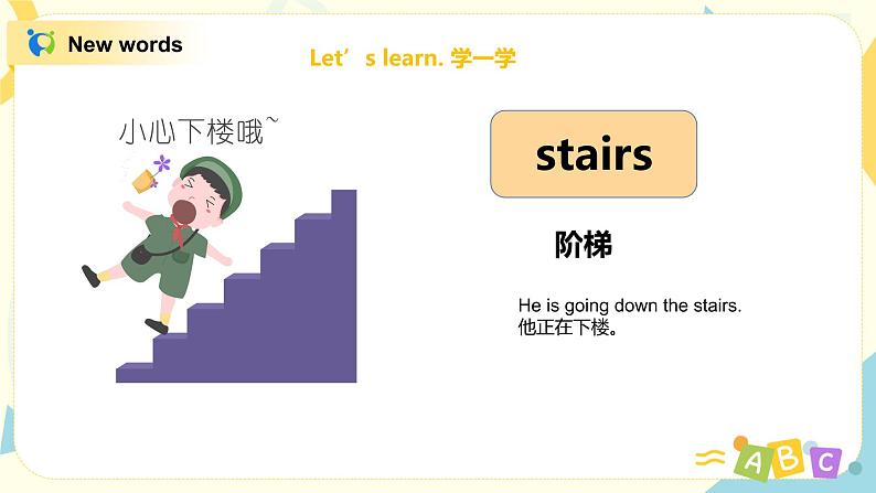 外研版（三起）六年级下册《Module 4 Unit 2 The apples are falling down the stairs》课件+教案+练习02