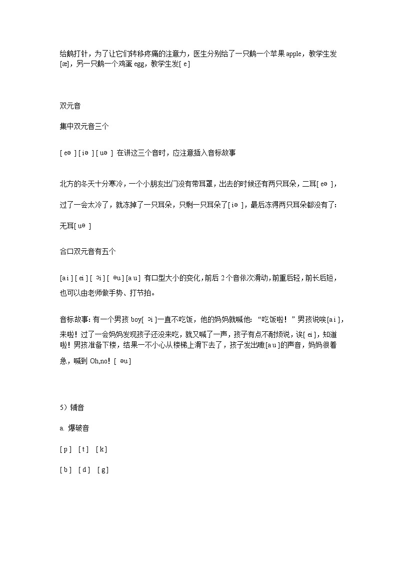 英语48个国际音标教案第2页