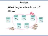 闽教版（三起点）四年级下册英语Review 1 课件+教案+练习