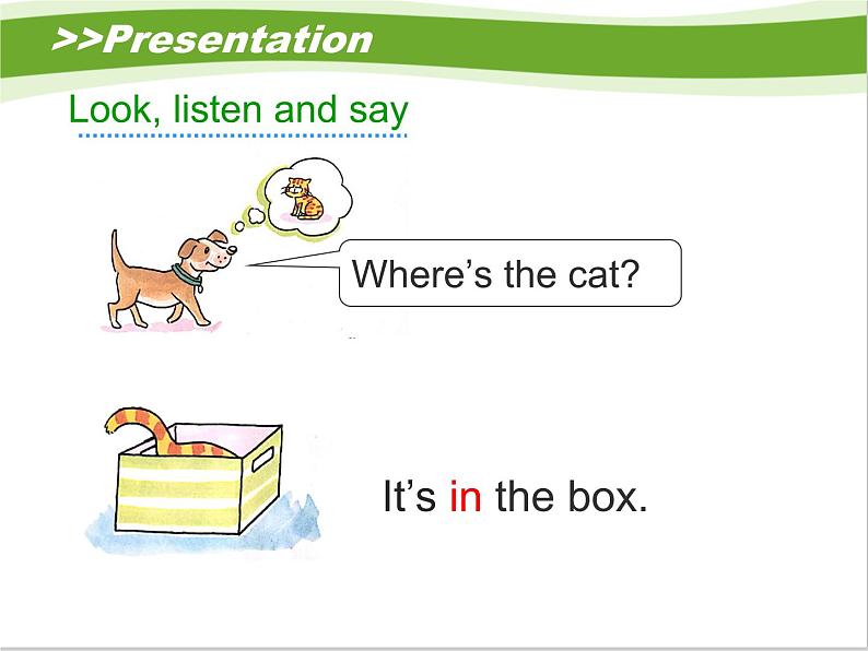 接力版小学英语三年级下册 Lesson8 It’s in the box.课件07