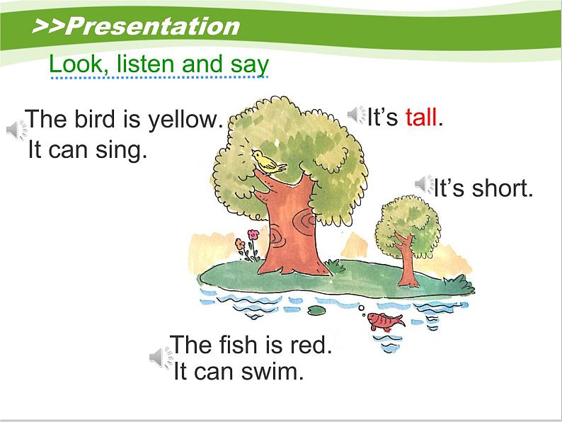 接力版小学英语三年级下册 Lesson15 It’s tall..课件03