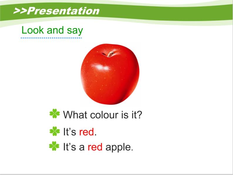 接力版小学英语三年级下册 Lesson6 What colour is it？课件05