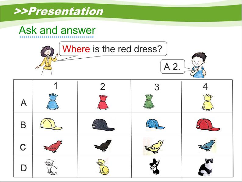 接力版小学英语三年级下册 Lesson7 Where is the red dress？课件07