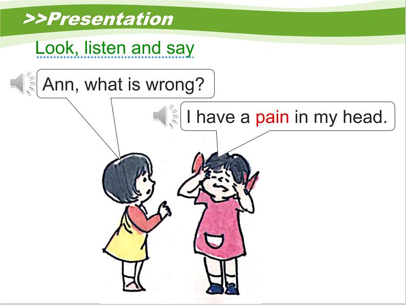 接力版小学英语三年级下册 Lesson14 What is wrong？课件05