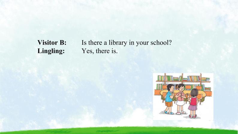 2021年接力版英语五年级下册 Lesson 5 Is there a library in your school  课件+教案+习题07