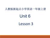 一年级上册英语人教版新起点Unit 6 lesson 3   课件