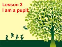 小学英语Lesson 3 I am a pupil.多媒体教学ppt课件