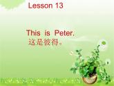 lesson 13 this is peter 课件