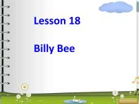 小学英语冀教版 (三年级起点)五年级上册Unit 3 A Travel PlanLesson 18 Billy Bee课文内容ppt课件