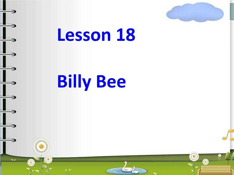 18课Billy   Bee课件PPT01