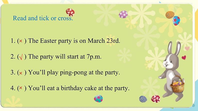 人教版PEP英语五年级下册第三单元第六课时Part B(read and write&Let's check&Story time)课件+教案+习题06