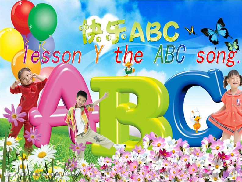 三年级下册英语课件-Lesson Y ABC song川教版(三年级起点) (共20张PPT)第1页